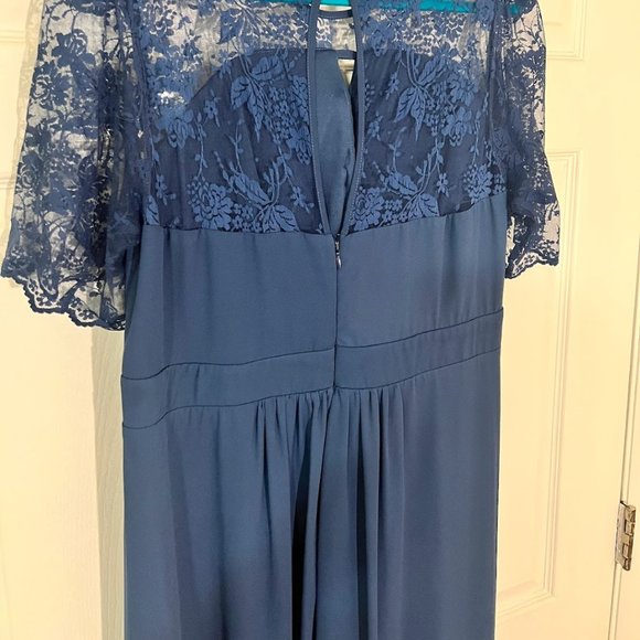 ASOS CURVE Kate Lace Maxi with Flutter Sleeves - Picture 8 of 12